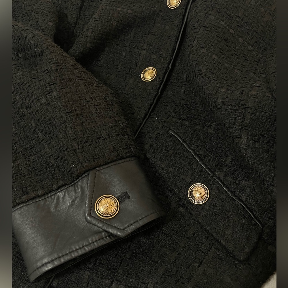 ZARA Tweed Jacket Size S - Picture 4 of 6